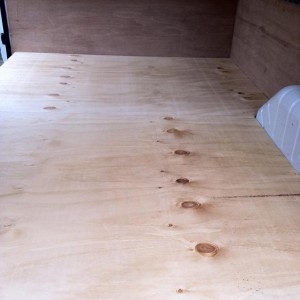 18mm plywood on top