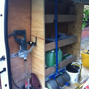drill hook out of a skip