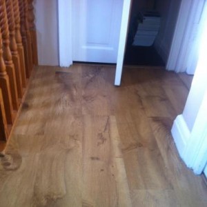 Karndean fitted on the landing.