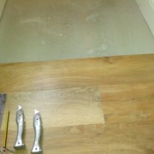 full plank cut both sides to fit..

bobs your uncle

fannys your ant