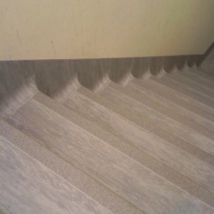 stairs with nonslip