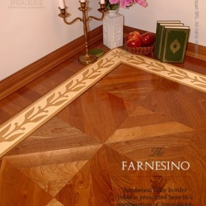 The FARNESINO parquet border inlay - The MARQUETERIA Collection by Pavex Parquet.