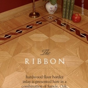 The RIBBON parquet border inlay - The GEOMETRICA II parquet borders collection - by Pavex Parquet.