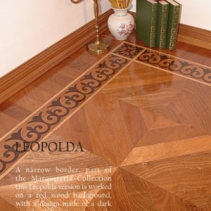 The LEOPOLDA parquet border inlay - The MARQUETERIA Collection by Pavex Parquet