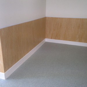 poly xl fitted to walls and welded joins internals and externals