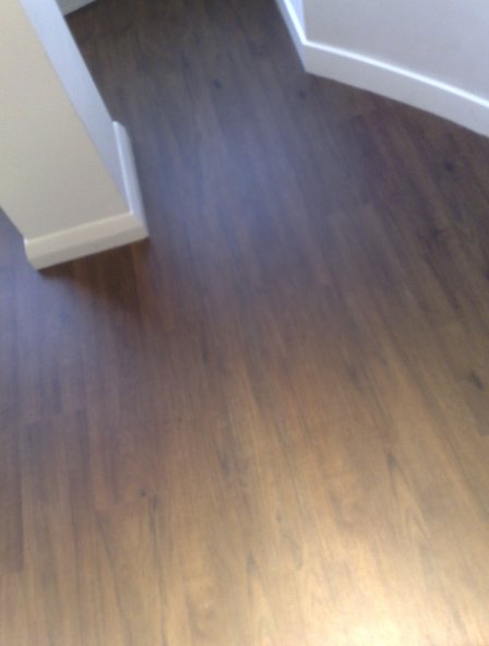 expona tiles  laid on unzin flex over metal pan floors