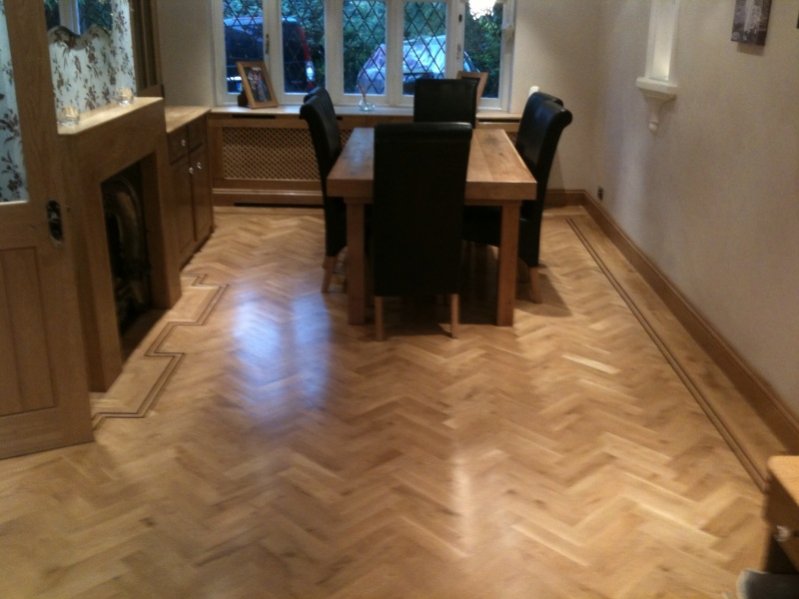 Oak herringbone