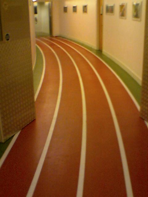 Running Track at BBC Sports floor TVC